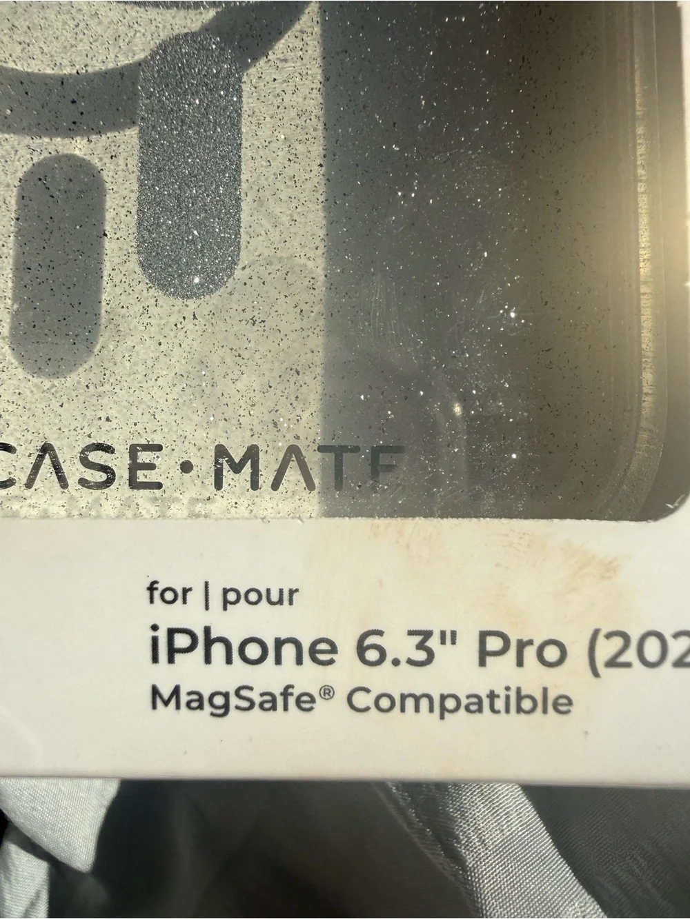 case-mate Clear Glitter MagSafe Case - Clear/Sparkle